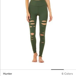 Alo yoga High-Waist Ripped Warrior Legging